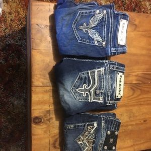 2 pairs of rock revivals 1 pair miss mes